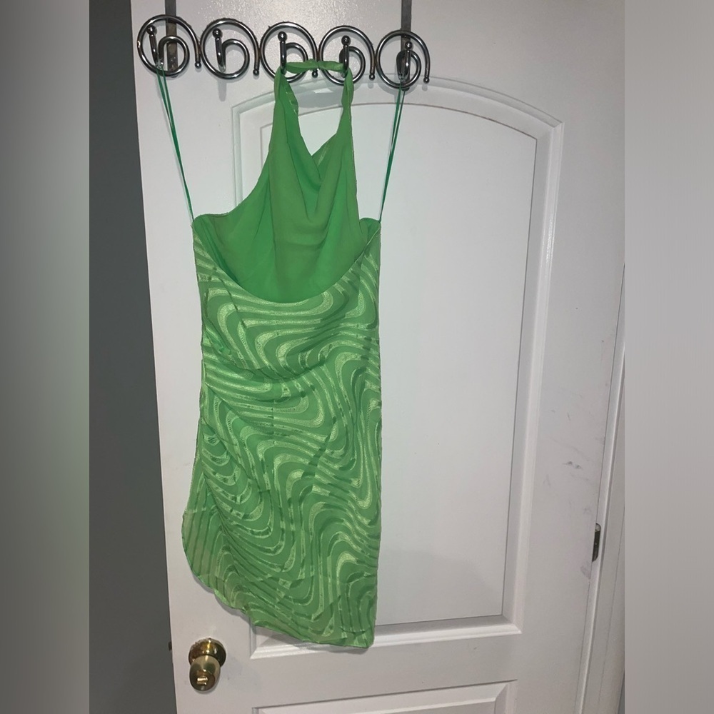 Amanda Uprichard x Free People Samba Gown in Apple Swirl 🍏 size XS - Picture 12 of 15